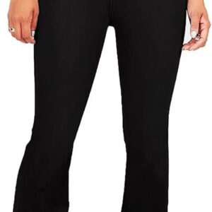 Flare Jeans for Women, Women's High Waist Stretch Bell Bottom Jeans Black Flare Bootcut Denim Jeans Pants